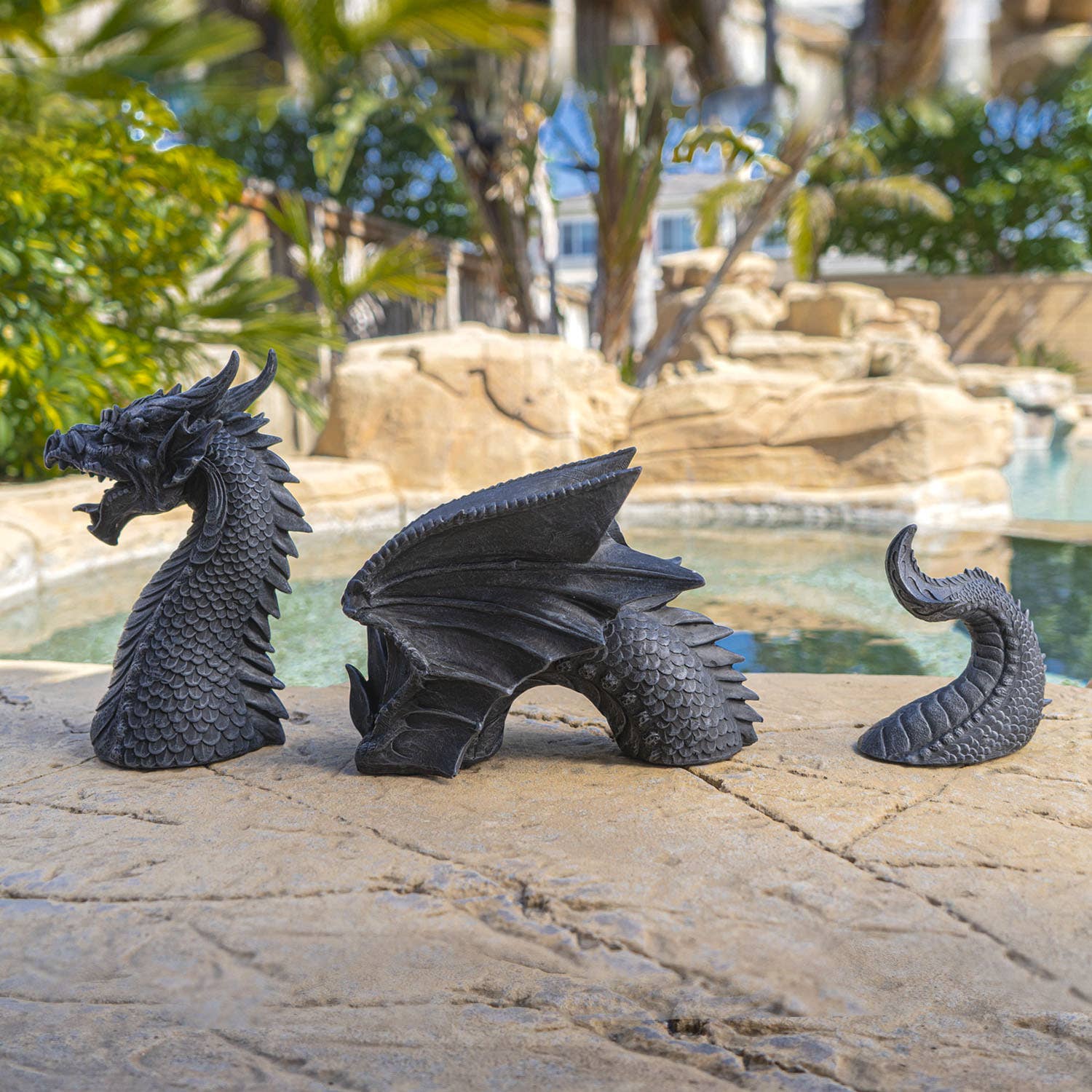 Lawn Dragon Statue