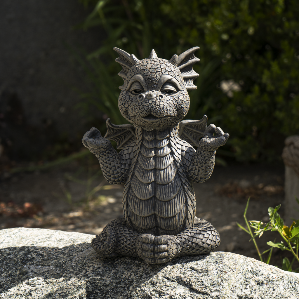 Garden Dragon Meditating