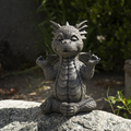 Garden Dragon Meditating