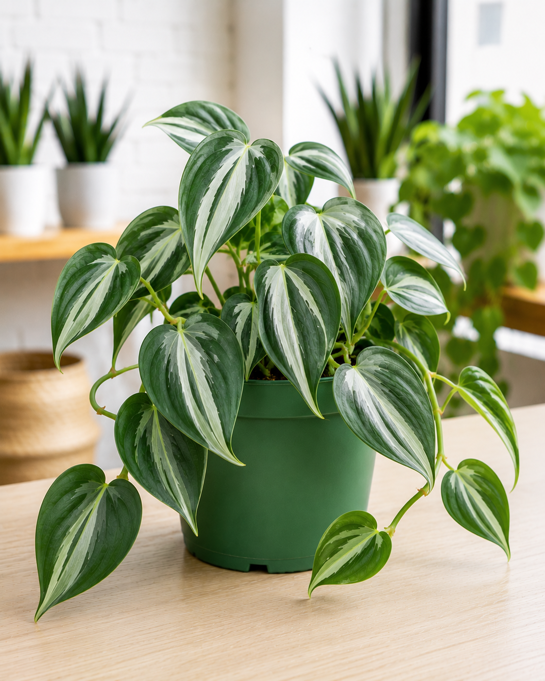 6" Silver Stripe Philodendron