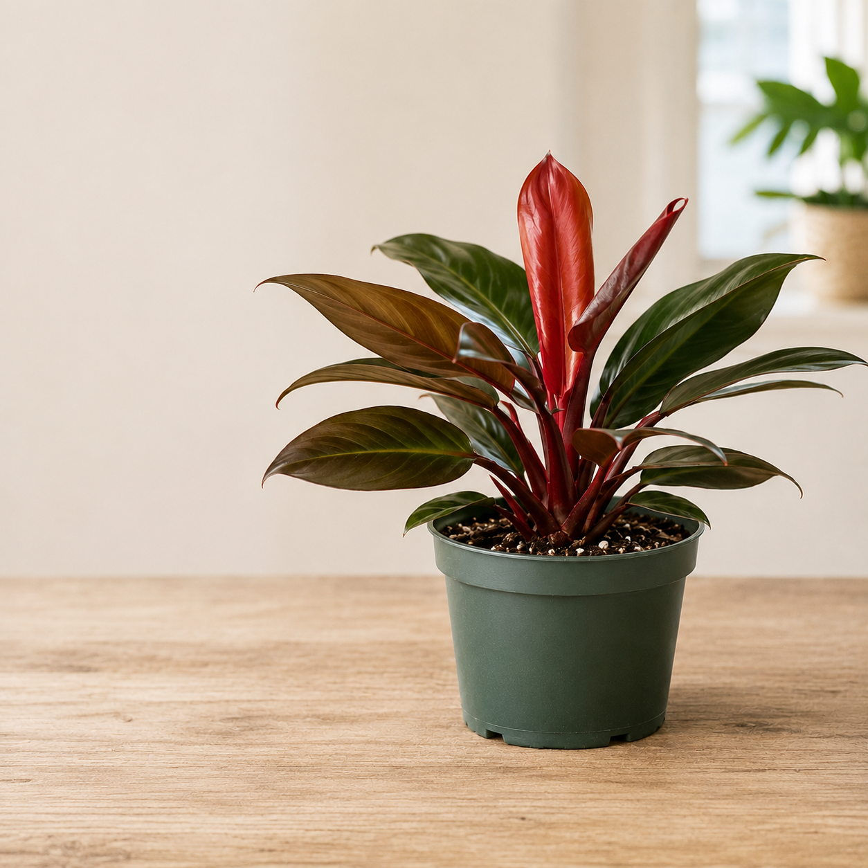 6" Philodendron Congo Rojo