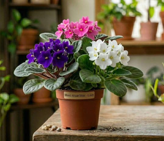 6" African Violet