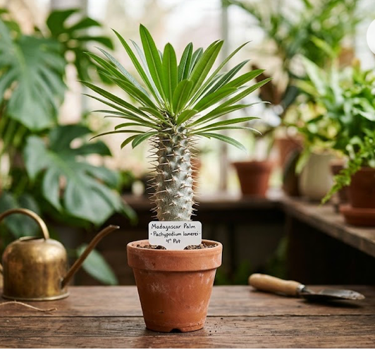 4" Madagascar Palm