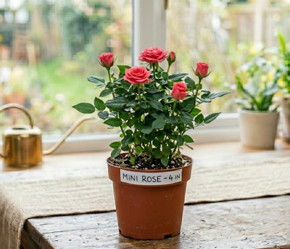 4" Mini Rose