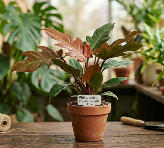 4" Philodendron McColley's Finale
