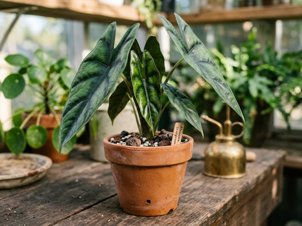 4" Alocasia Samar Lance