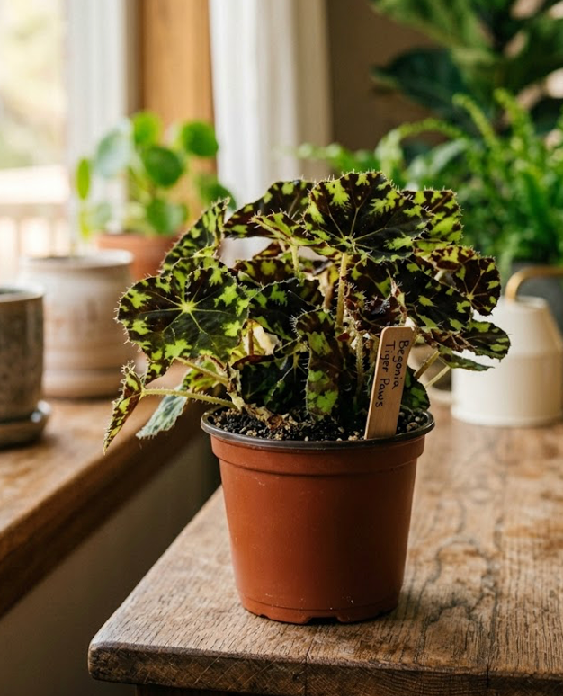 4" Begonia Tiger Paw
