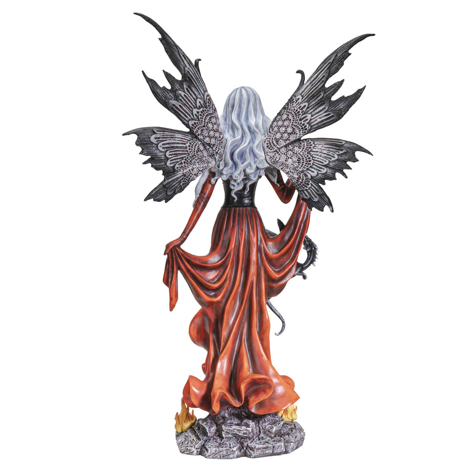 Fire Fairy with Black Dragon