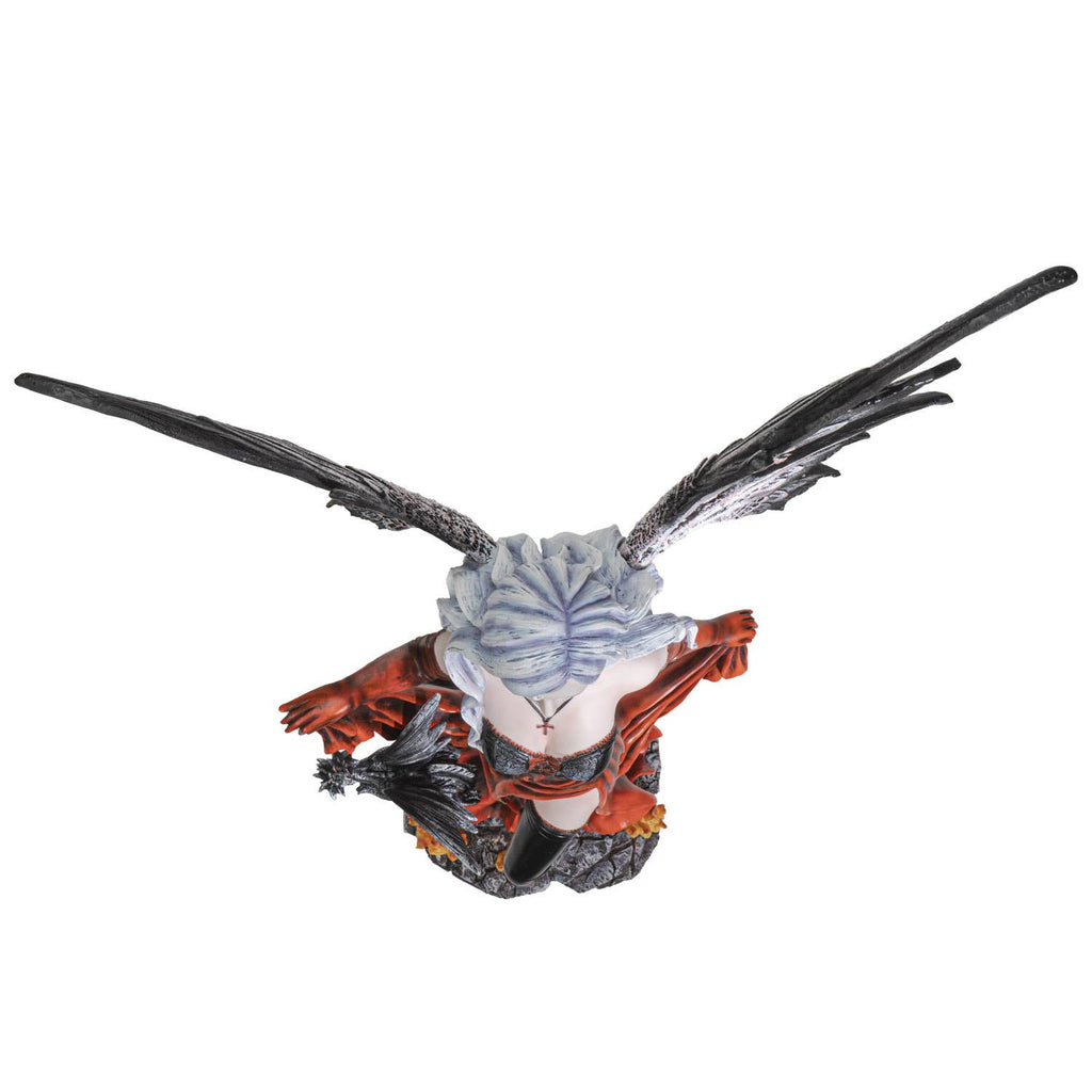 Fire Fairy with Black Dragon